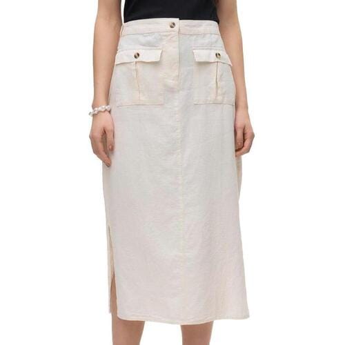 VERO MODA - VMLUNA POCKET HW 7/8 SKIRT WVN - Dames - Rokken