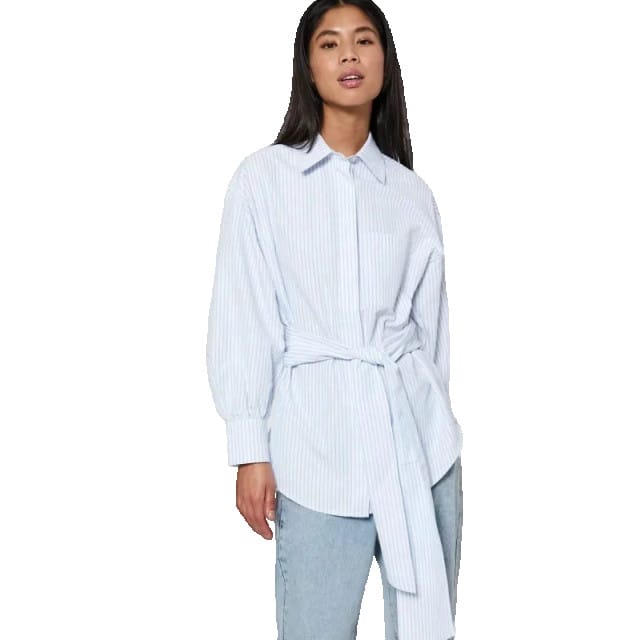 Norr Mona oversized shirt off white -