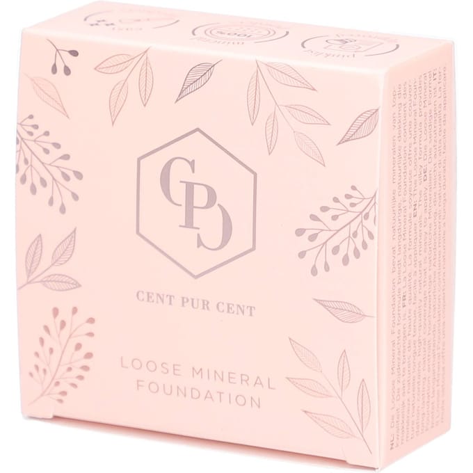 Cent Pur Cent Loose Mineral Foundation 10.0 - 100% mineral - SPF 20 -Huidvriendelijk - Natuurlijk