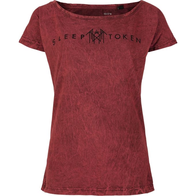 Sleep Token T-shirt - Circle Logo - S tot XL - voor Vrouwen - rood