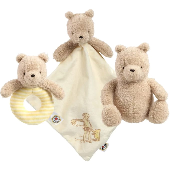 Cadeauset: Knuffel en rammelaar-ring Rainbow Designs WTP 100 (x3)
