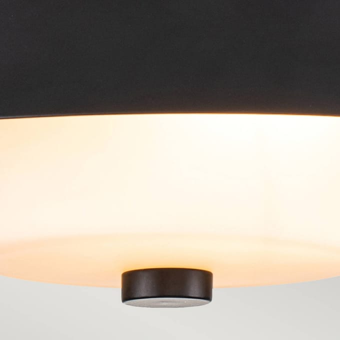 Elstead Lighting LED Plafond Badkamerlamp Bowtie | 2X E14 Max 40W | IP44 | Dimbaar | Matte Black