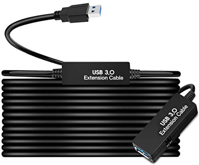 USB 3.0 Verlengkabel Mannelijk naar Vrouwelijk - SuperSpeed (15 m)