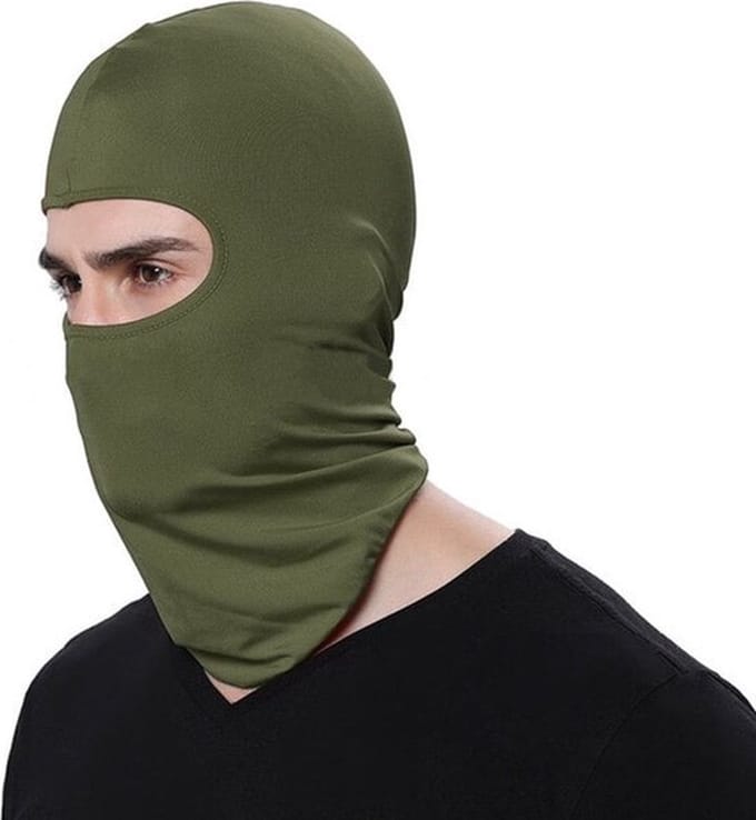 Doodadeals® 2-Pack Balaclava Motor – Helmmuts Motor – Bivakmuts - Donkergroen – One Size