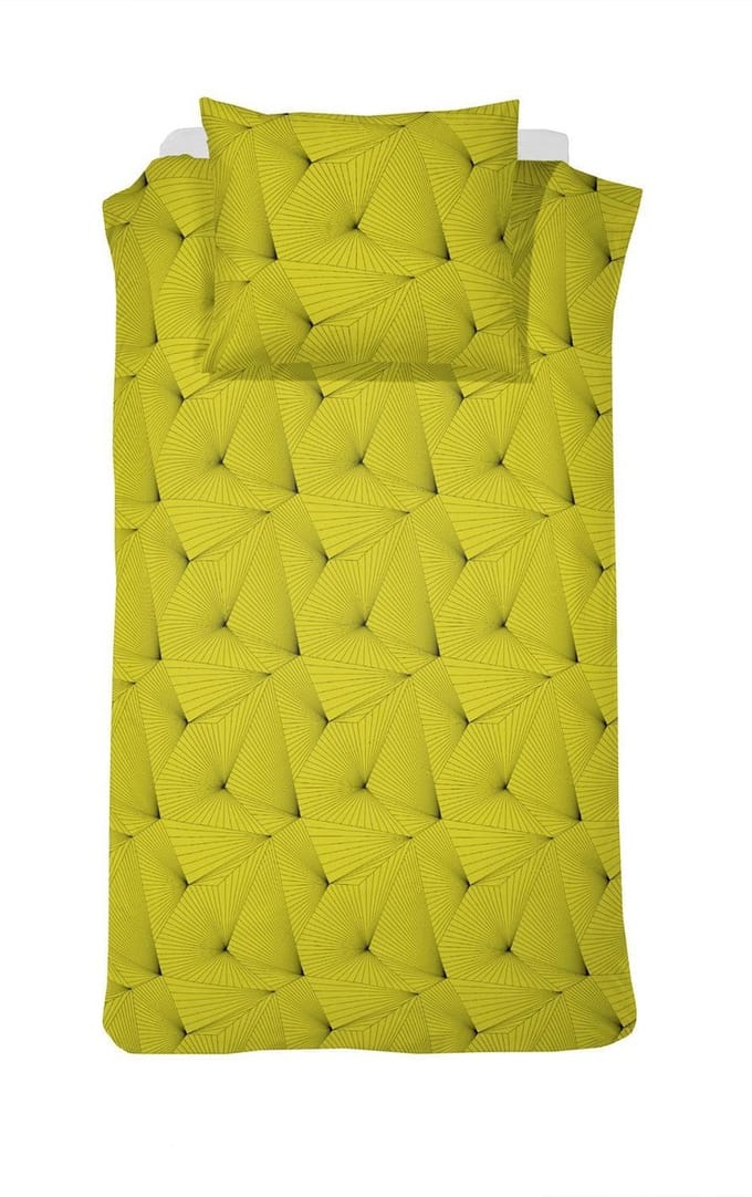Damai Fan Dekbedovertrek - Katoen - Eenpersoons - 140x200/220 cm - Sulphate