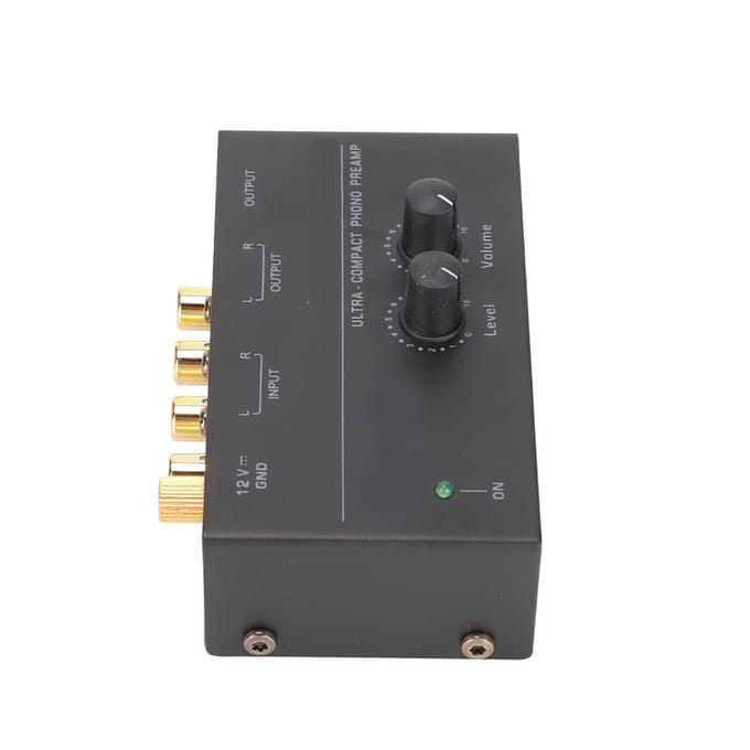 PP500 Phono Voorversterker Lage Ruis Stereo RCA Ingang RCA Uitgang Knopbediening Mini Platenspeler