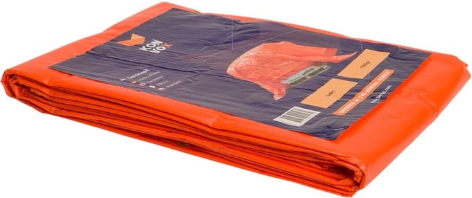 Oranje afdekzeil bache bouwzeil 4x6m 150gr/m²