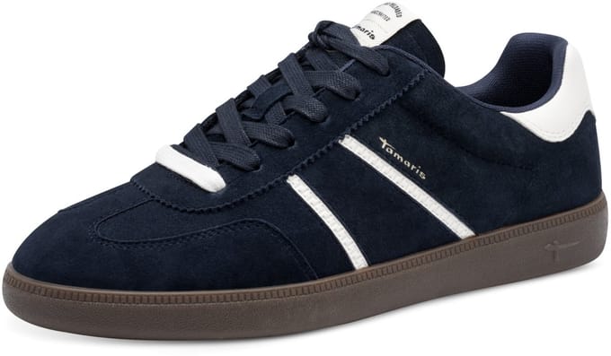 Tamaris Sneaker 1-23624-43 805 Dames Lage Damesschoenen Leer M2362443 marine