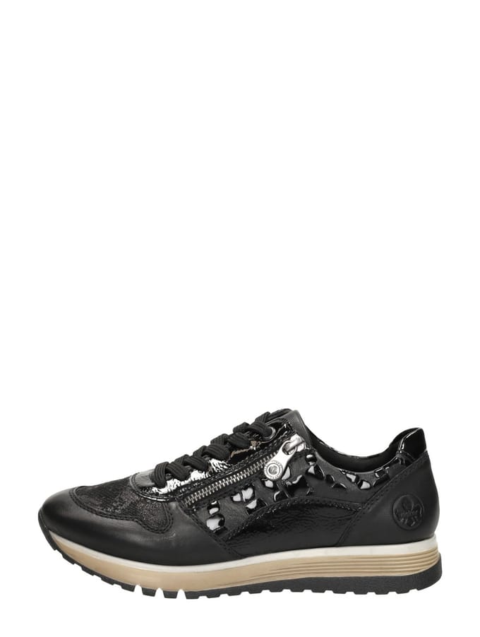 Rieker Sneakers zwart Synthetisch - Dames - Maat 40