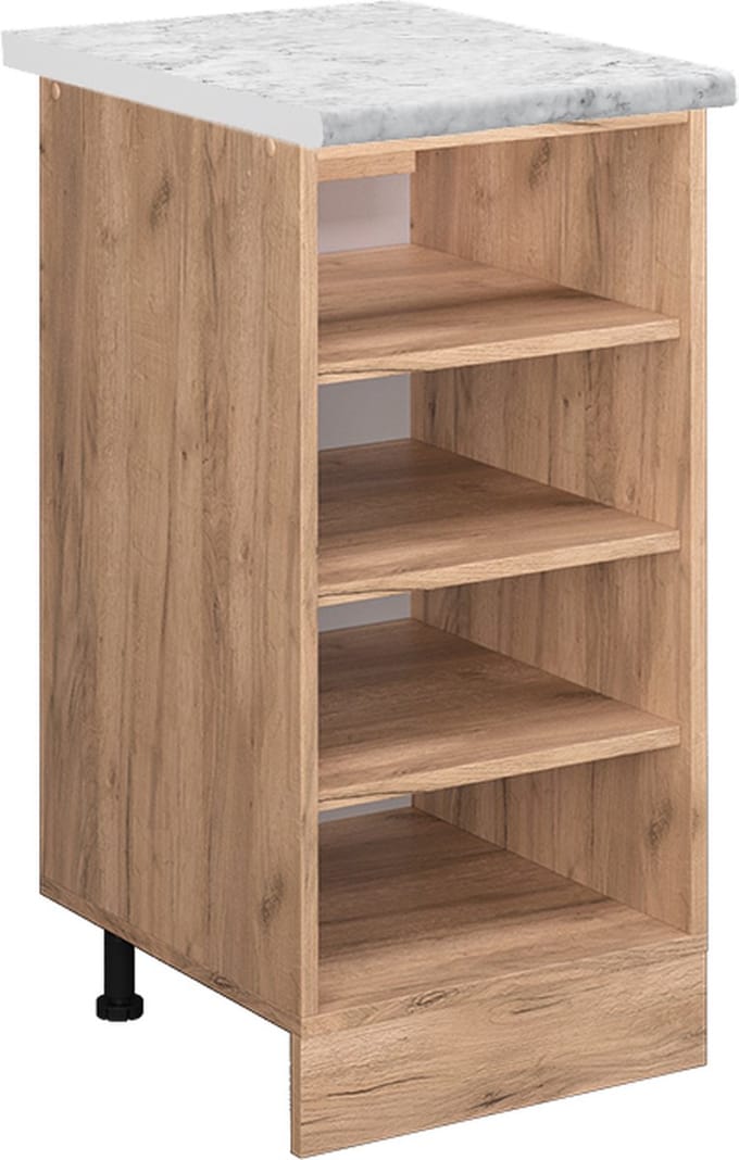Vicco R-Line Keukenrek – 40 cm, WB Marmer Krachtige eik goud