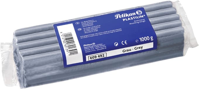 Pelikaan kwaliteits-kneedmassa plastiline, wit