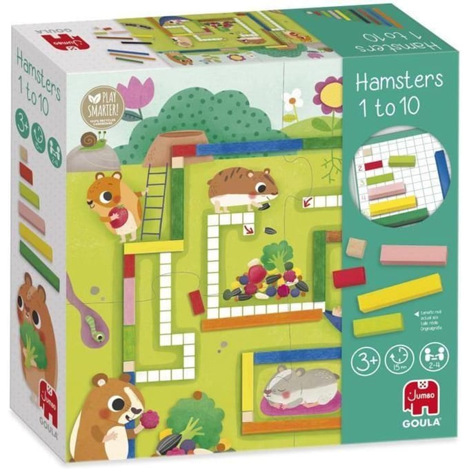 Jumbo Hamsters 1 tot 10 Bord- & kaartspellen Bordspellen