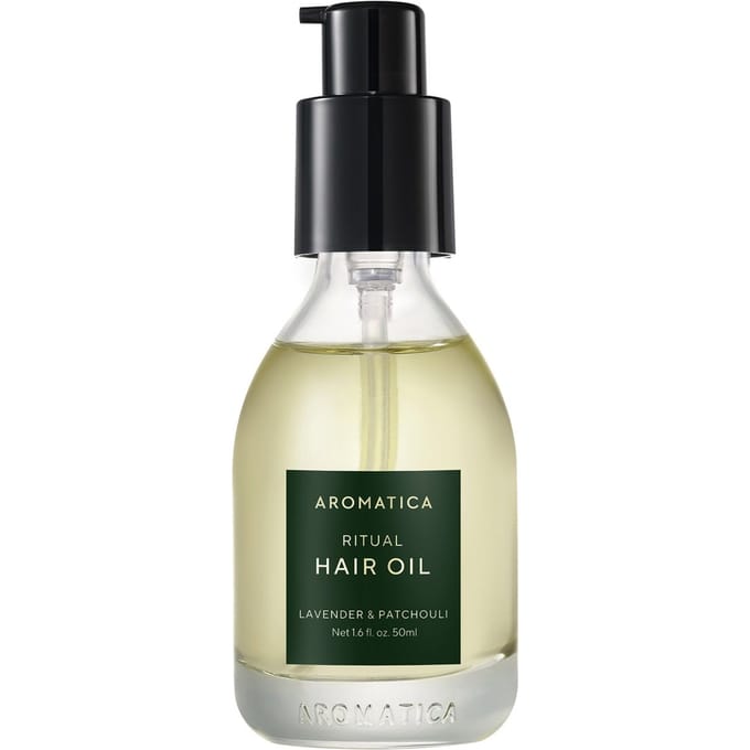 AROMATICA Huile Capillaire Rituel Lavande Patchouli Soin Hydratant Nourrissant 50ml beige