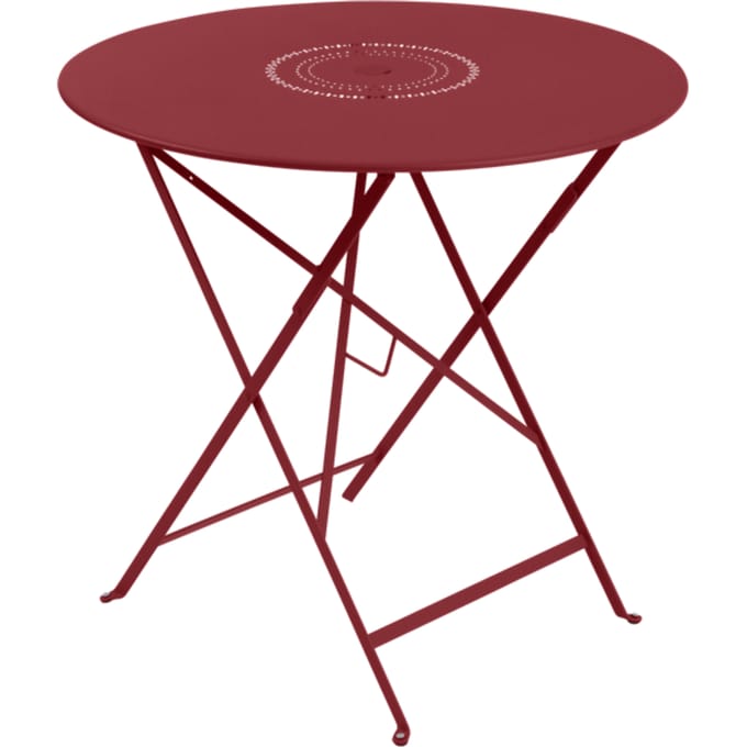 Fermob FLOREAL tafel - Ø 77 cm - 43 chili mat