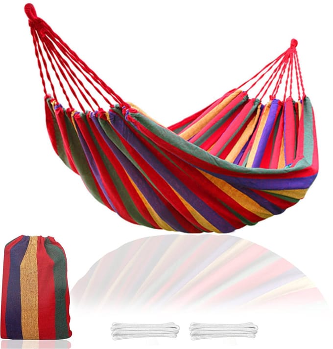 Zolta Hamak Tuin - Eenpersoons - Sterk - Incl. Tas