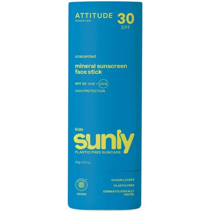 Attitude™ Sunly Zonnecrème Kinderen Gelaat Zonder Parfum SPF30 20