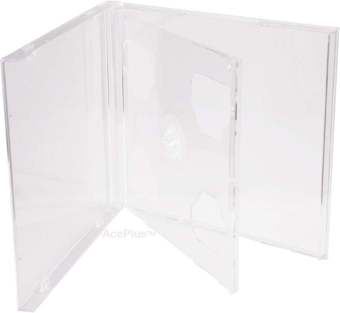 10 Stuks Standaard Dubbele CD Jewel Cases voor CD en DVD Opslag