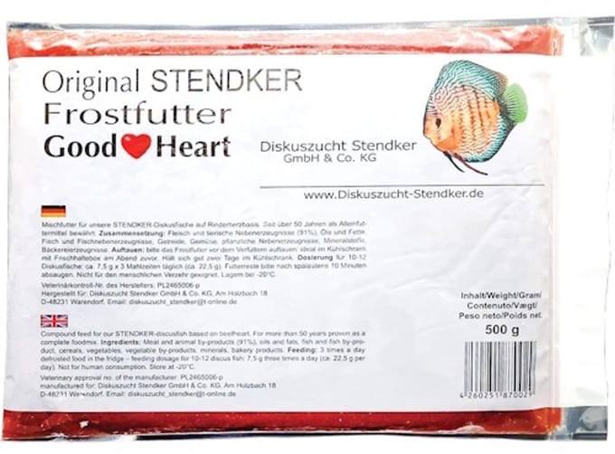 Stendker Good Heart Shopuse diepvries discusvoer | 500 gram plak