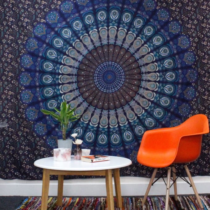 Dubbel katoenen sprei + wandkleed - Bodhi Tree