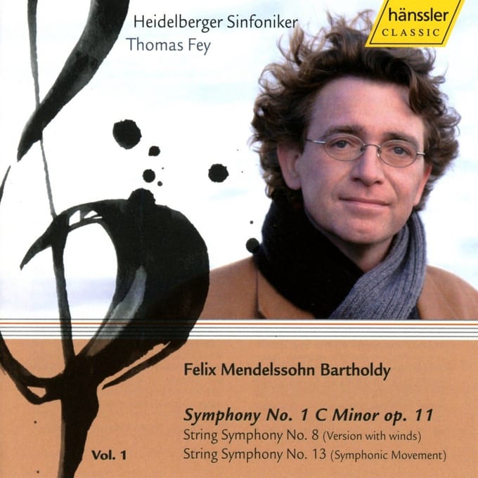 Heidelberger Sinfoniker, Thomas Fey - Mendelssohn Bartholdy: Symphony No.1 | String Symphonies Nos (CD)