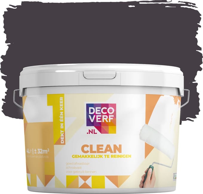 Decoverf clean muurverf nachtpaars, 4L
