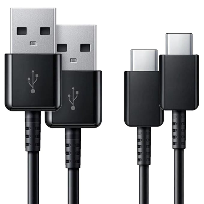 Samsung Originele USB-C naar USB kabel - 1,5 meter -  Zwart - 2 stuks