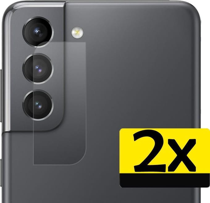 Camera Lens Protector - Geschikt voor Samsung Galaxy S21 Plus - 2 Stuks - Camera Screenprotector - Beschermglas - Gehard Glas - Tempered Glass - Screen Protector