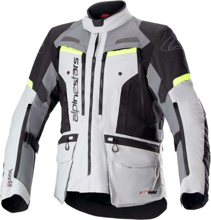 Alpinestars Bogotá Pro Drystar Jas Ijs Grijs Donker Grijs Fluo Geel - Maat L - Jas