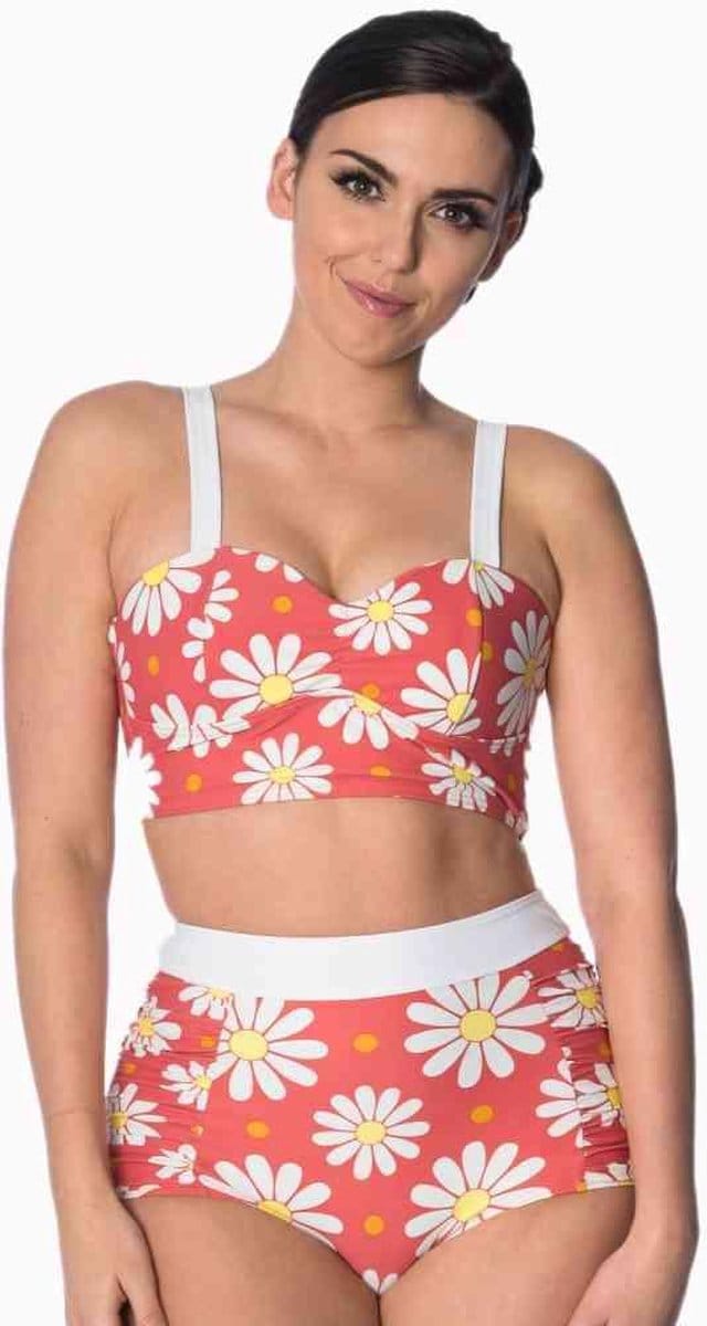 Dancing Days - CRAZY DAISY BUILT UP Bikinitop - S - Rood