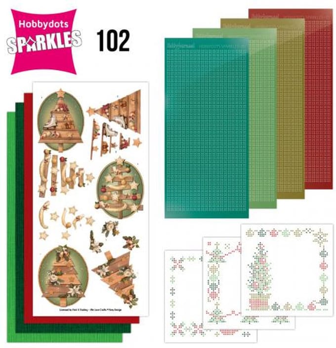 Sparkles Set 102 - Amy Design -Trees in Gold