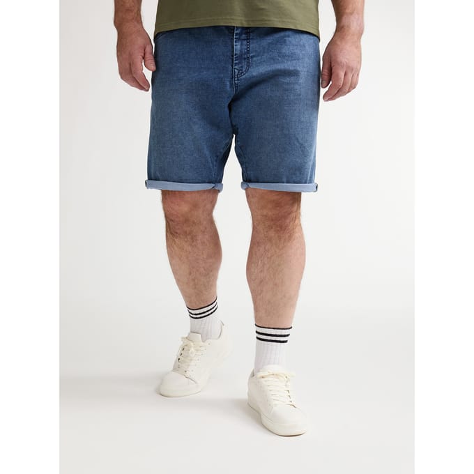 Petrol Industries - Heren Plus Size Jackson short ArenaKing - Blauw - Maat 3XL