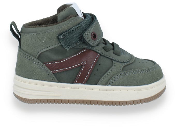 Sj Lifestyle Jongens Sneaker Hoog | Kaki | Maat: 24