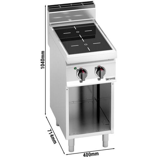 GGM Gastro Infrarotherd - 6,4 kW - 2 Kochfelder Zilver