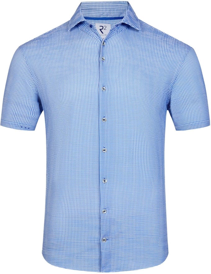 R2 - Overhemd Blauw R2 Lange Mouw Overhemd Blauw 128.wspss.043