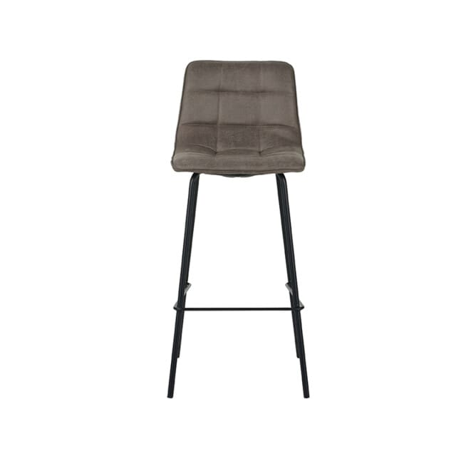 LABEL51 - Barstoel Bistro - Taupe - 51x44x115cm - Set van 2