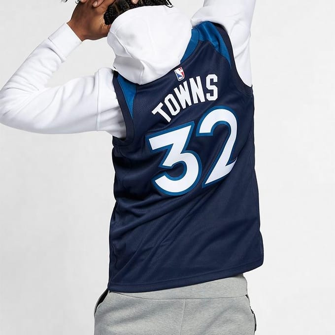 Nike NBA Basketbalshirt Heren 864491-420 S