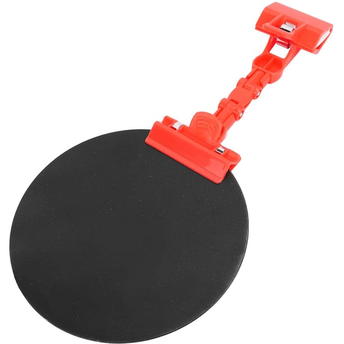 Panneau Obscurcissant de Soudage Rond 18cm Portable Sécurité Améliorée Polyvalent Réglable Cache-Casque de Soudage pour Soudage à l'Arc black