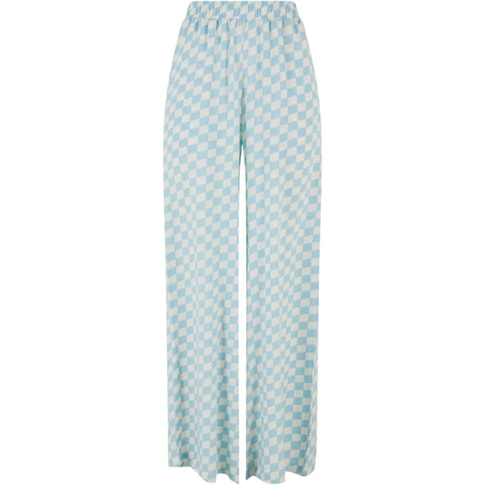 Urban Classics - Viscose Resort Wijde broek - 4XL - Blauw