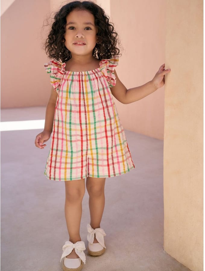 Next - Meisjes - Playsuit om aan te trekken - Crème