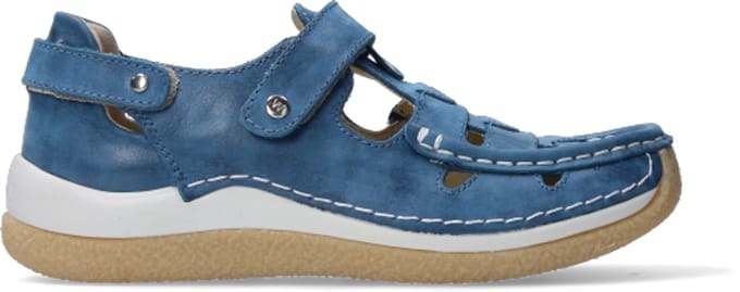 Wolky Dames Comfortschoenen 04528 Esperanza Blauw
