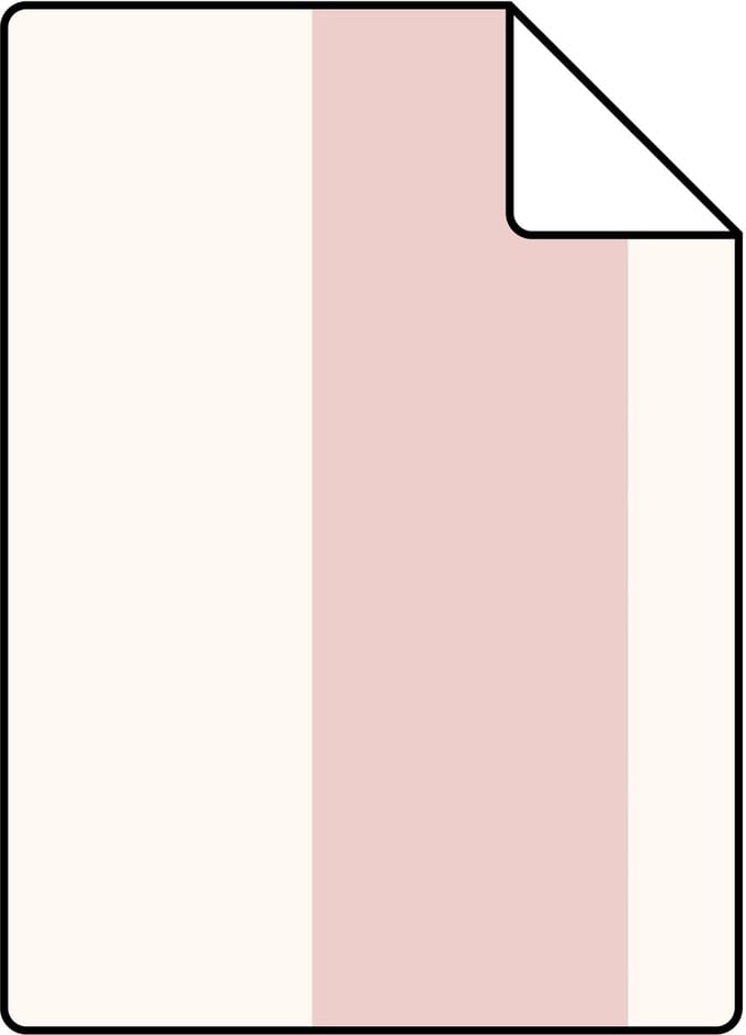 Proefstaal ESTAhome behang strepen licht roze - 26.5 x 21 cm - 132149-S