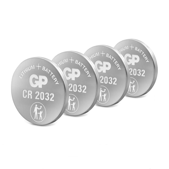 GP Lithium CR2032 Knoopcel Batterijen (4-pack)