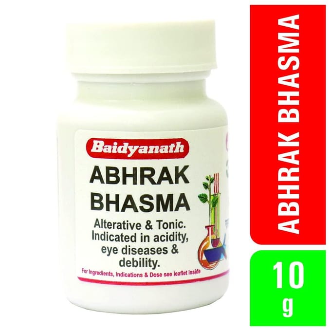 Baidyanath Asli Ayurved Abhrak Bhasma 10 g Verpakking | Energieboost En Oogzorg Ondersteuning