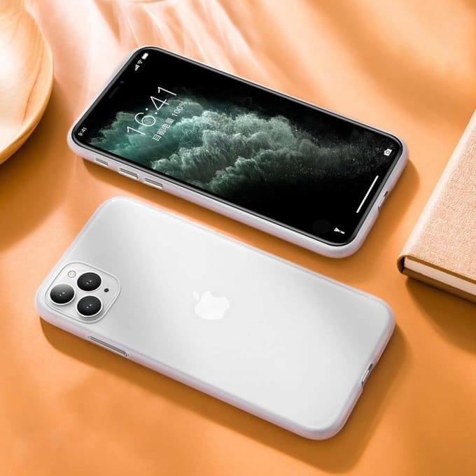 ShieldCase Extreem dun hoesje geschikt voor Apple iPhone 11 Pro hoesje - Perfecte pasvorm - extra grip - transparant + Privacy Glas Screenprotector