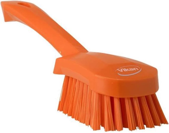 Vikan 41927 Handborstel - Korte Steel - 270 mm - Harde Polyester Haren