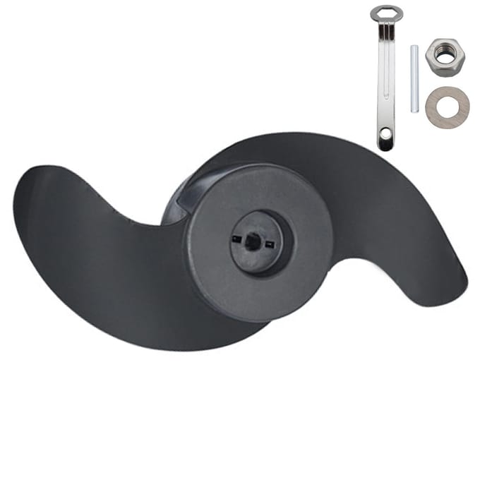 Elektrische buitenboordmotor Propeller Bootpropellerset voor scheepsboot 3-Bladed gray