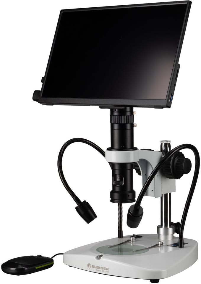 Bresser Microscoop - Digitaal DST-0745 - Incl. MikroCam MINI Full HD en MINI HDMI FUll HD-Scherm