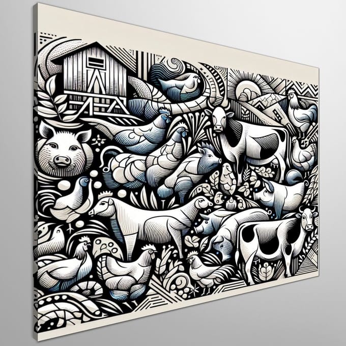 Kunstprint | Wanddecoratie | Canvas | 100 × 100 cm