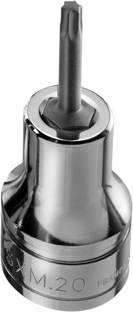 Schroevendraaier - Torx Schroevendraaier - Vastzetten Schroeven - Verchroomde Afwerking - TX50 - Zilver