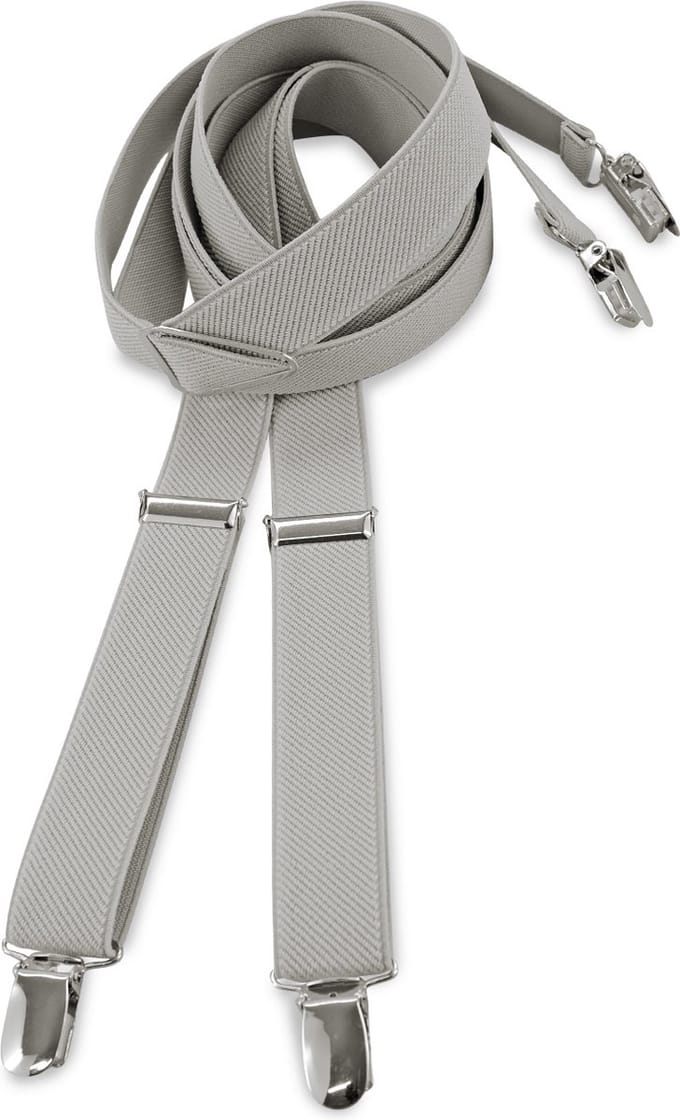 JB Collection - Bretels - bretels smal grijs - grijs